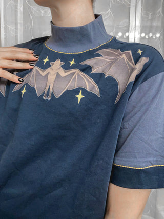Bat Habits Mock Neck
