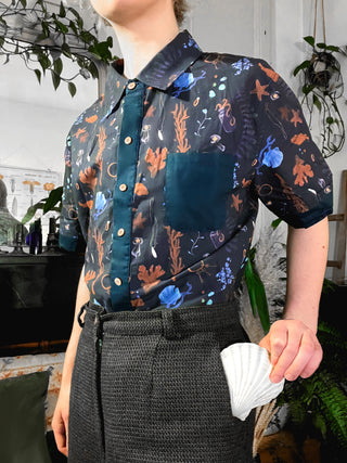 Seabed Patterned Button Down