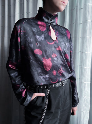 Bleeding Heart Keyhole Shirt