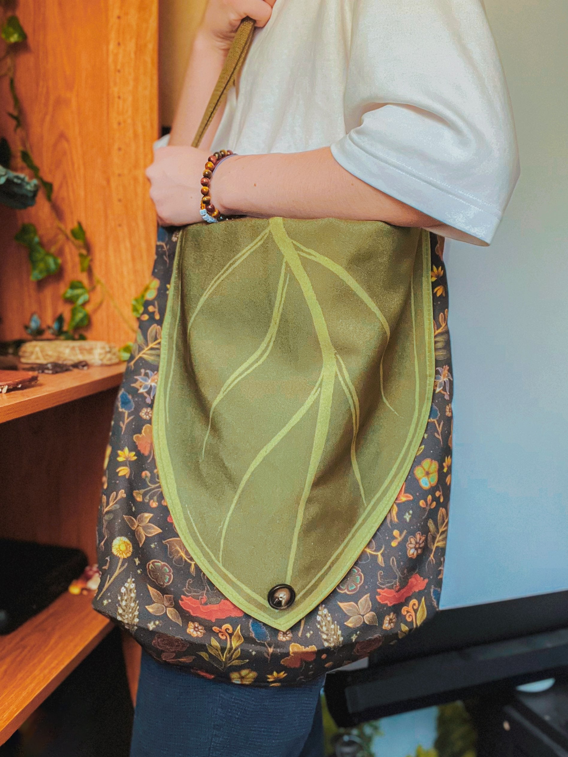 Poisonous Plants Reversible Canvas Tote