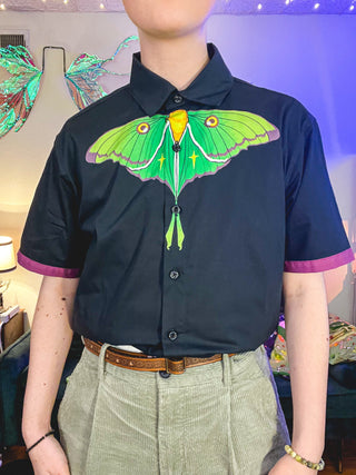The Study | "Twilight Moth" Button Down